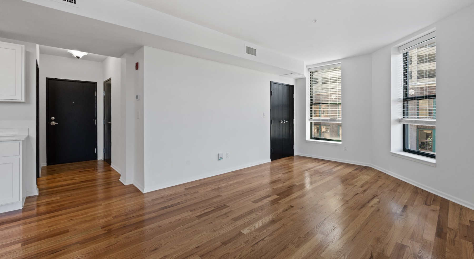 Open space living area with natural lighting